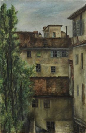 BRUNO ROSAI, IL CORTILE, 1930