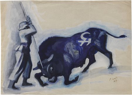 PRIMO CONTI, ILLUSTRAZIONE PER LA RIVISTA «IL BARGELLO», 1941