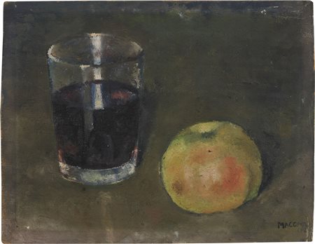 MINO MACCARI, «NATURA MORTA», RECTO, «PAESAGGIO», VERSO, 1925