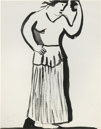 ENRICO BAJ, SENZA TITOLO, 1962 CA.