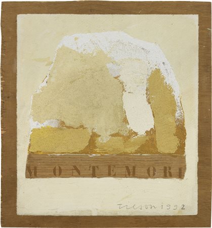 JOE TILSON, LE CRETE SENESI. MONTEMORI, 1992