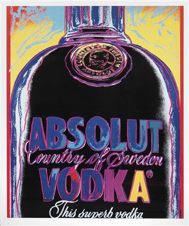 ANDY WARHOL, ABSOLUT VODKA, 1985