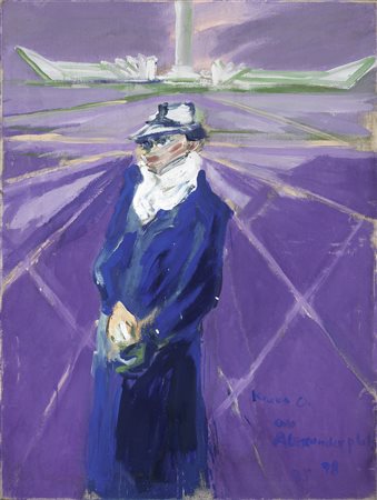 RAINER FETTING, KLAUS O. AM ALEXANDERPLATZ, 1978