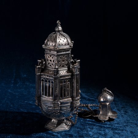 Turibolo in argento, prima metà del XVI secolo