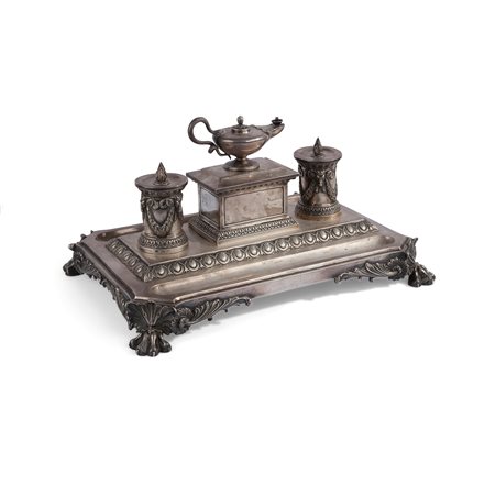 Calamaio in argento, Londra 1874