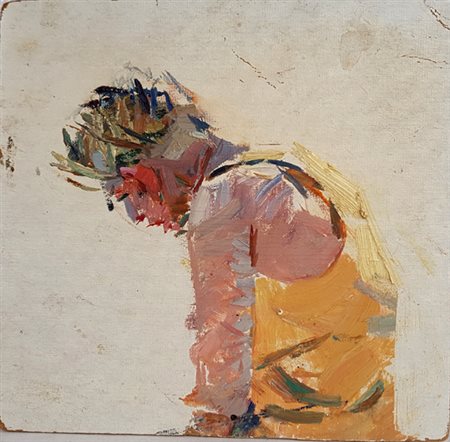 Shponko G.A. Man sitting 1960