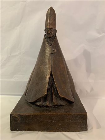 Giacomo Manzù Cardinale seduto 1980