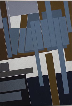 Gualtiero Nativi Modulato azzurro 1980