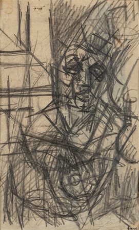 Mario Sironi (Sassari 1885-Milano 1961)  - Figura futurista, 1913 ca.