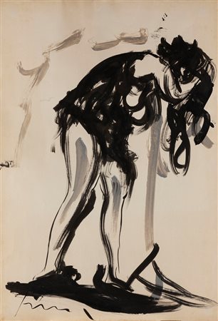 Lucio Fontana (Rosario 1899-Varese 1968)  - Disegno, 1962