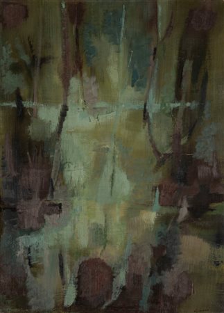 Giuseppe Ajmone (Carpignano Sesia 1923-Romagnano Sesia 2005)  - Riflessi, 1958