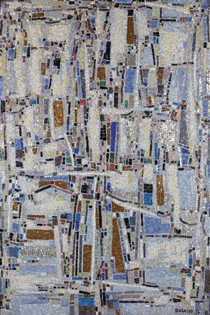 Piero Dorazio (Roma 1927-Perugia 2005)  - Senza titolo, 1957