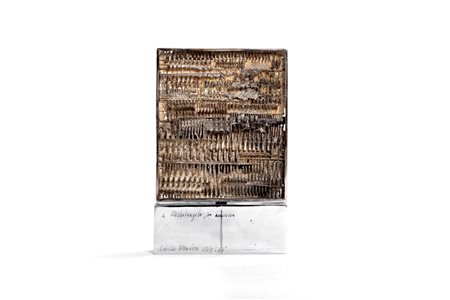 Arnaldo Pomodoro (Morciano di Romagna 1926)  - Senza titolo (Stele per Michelangelo Antonioni), 1965/66