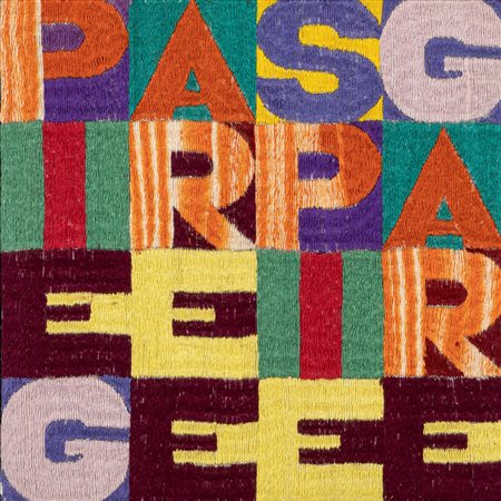 Alighiero Boetti (Torino 1940-Roma 1994)  - Piegare e spiegare, 1989