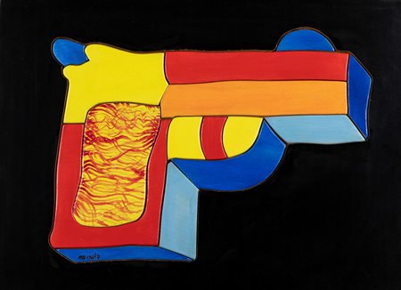 Ugo Nespolo (Mosso 1941)  - E' micidiale?