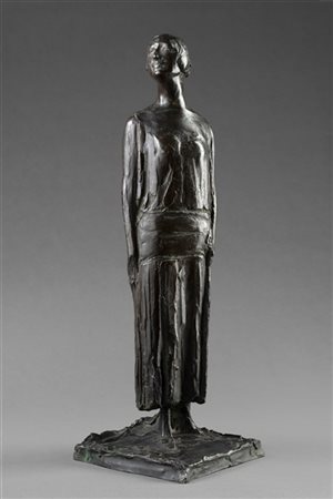 Mario Restelli "La modella" 1922
scultura in bronzo (h cm 38) Firmata e datata a