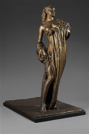 Giuseppe Siccardi "La femme fatale" 1943
scultura in bronzo patinato (cm 60x38)