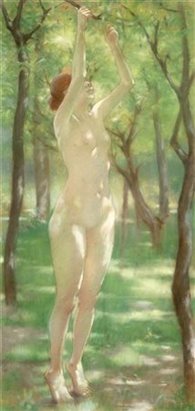 József Rippl-Rónai "L'innocenza" '93
pastelli colorati su carta (cm 88x39)
Tracc