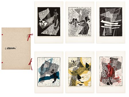 LUIGI VERONESI (1908-1998) - 6 incisioni, 1959
