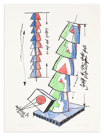 KENJIRO AZUMA (1926-2016) - Senza Titolo, 1974