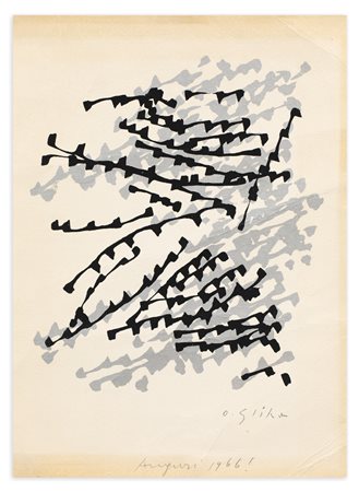 OTON GLIHA (1914-1999) - Senza Titolo, 1966