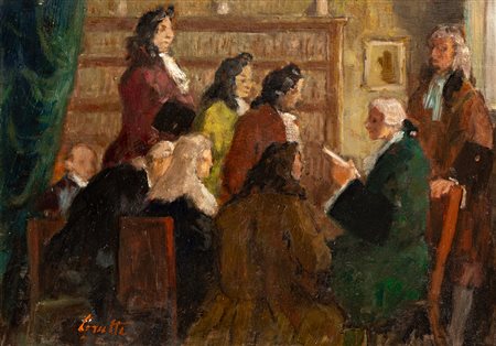 GIACOMO BIAGIO BERETTA - Lettura in casa di Diderot