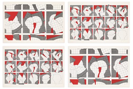 ANGELO CAGNONE (1941) - Lotto unico di 4 opere grafiche