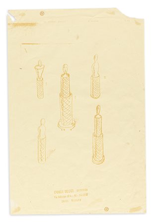 ANDREA BRANZI (1938) - Senza Titolo (Macinapepe 1313 per Alessi), 1989