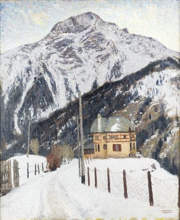CESARE MAGGI<BR>Roma 1881 - 1961 Torino<BR>"Villa Marone a Courmayeur"
