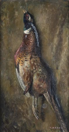 CESARE MAGGI<BR>Roma 1881 - 1961 Torino<BR>"Natura morta di cacciagione"
