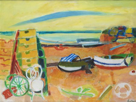 ENRICO PAULUCCI<BR>Genova 1901 - 1999 Torino<BR>"Boccadasse" Torino 15/X/ 78