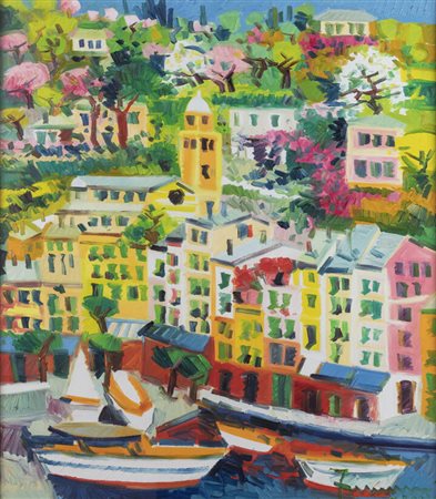 ATHOS FACCINCANI<BR>Peschiera del Garda 1951<BR>"Paesaggio"