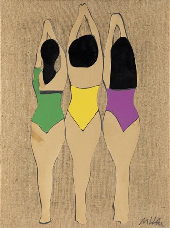 MARCO LODOLA<BR>Dorno (PV) 1955<BR>"Al mare" 2001