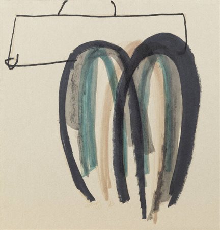 CAROLRAMA<BR>Torino 1918 - 2015<BR>a-"Senza titolo" (recto)<BR>b-"Senza titolo" (verso)