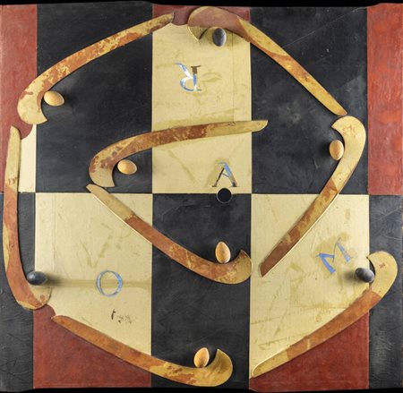 BRUNO CECCOBELLI<BR>Todi (PG) 1952<BR>"Breve lancio" 1991