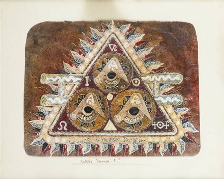 GUY HARLOFF<BR>Parigi 1933 - 1991 Galliate (NO)<BR>"Triangle 3" 1963