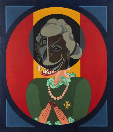 JULIAN PACHECO<BR>Spagna 1937-2000<BR>"Retrato esperitual de Donna Carmen" 1972