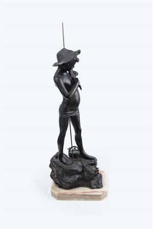 SCULTORE NAPOLETANO FINE '800 INIZI DEL '900<BR>"Scugnizzo"