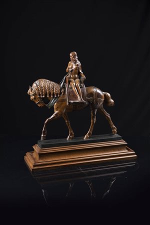 FELICE TOSALLI<BR>Torino 1883 - 1958<BR>"Lady Godiva" ante 1935