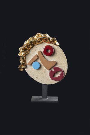 ENRICO BAJ<BR>Milano 1924 - 2003 Vergiate (VA)<BR>"La favorita del presidente" 1992