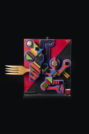 MARIO MOLINARI<BR>Coazze (TO) 1930 - 2000Torino<BR>"Composizione (Paola)"