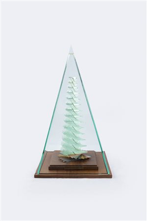 MARIO CEROLI<BR>Castelfrentano (PE) 1938<BR>"L'Albero della vita" (Scultura Ufficiale Sestriere '97)