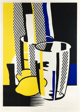 ROY LICHTENSTEIN<BR>New York (USA) 1923 – 1997<BR>"Before the mirror" 1975