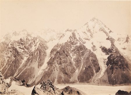 VITTORIO SELLA (1859 – 1943) Dich Tau lato occidentale 29.7.1889 stampa a...