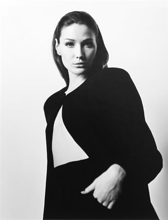 KURT MARKUS (1947) Carla Bruni anni ‘90 stampa ai sali d'argento vintage...