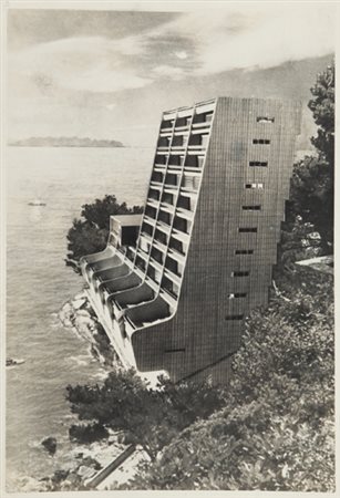 CARLO MOLLINO (1905 – 1973) S.Remo Progetto di case a ville sovrapposte 1948...