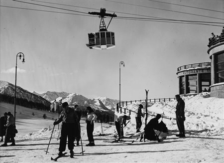 Riccardo Moncalvo (1915-2008)  - Sestrières, years 1940