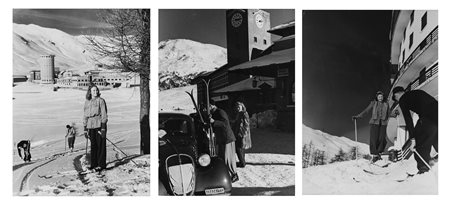 Riccardo Moncalvo (1915-2008)  - Sestrières, years 1940