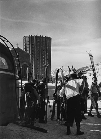 Riccardo Moncalvo (1915-2008)  - Sestrières, years 1940