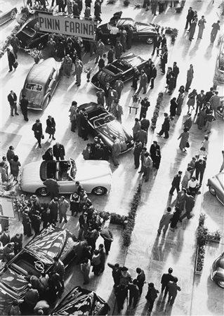 Riccardo Moncalvo (1915-2008)  - Salone dell'automobile, 1948